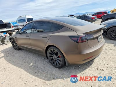 Drugie zdjęcie samochodu z przodu: 2023 TESLA MODEL 3 VIN:5YJ3E1ECXPF466909 - miniatura