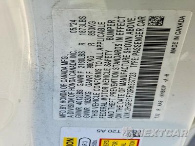 Zdjęcie 12 z 12 samochodu: 2024 HONDA CIVIC EX VIN:2HGFE1F72RH337723 - miniatura