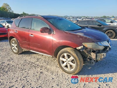 Czwarte zdjęcie samochodu z boku: 2010 NISSAN MURANO S VIN:JN8AZ1MU6AW007602 - miniatura