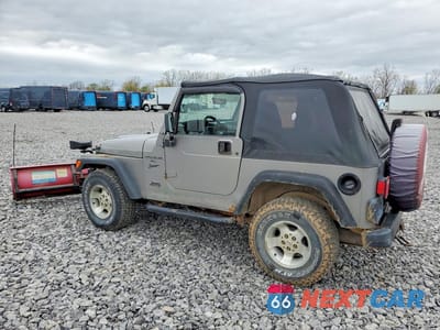 Drugie zdjęcie samochodu z przodu: 2000 JEEP WRANGLER / TJ SPORT VIN:1J4FA49S0YP729650 - miniatura