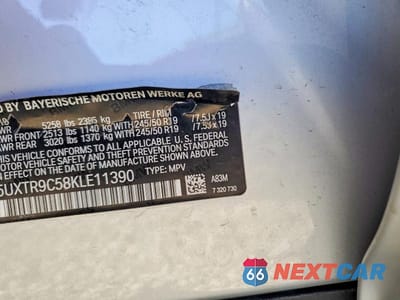 Zdjęcie 14 z 14 samochodu: 2019 BMW X3 XDRIVE30I VIN:5UXTR9C58KLE11390 - miniatura