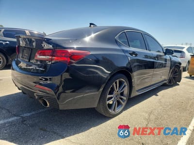 Trzecie zdjęcie samochodu z tyłu: 2019 ACURA TLX TECHNOLOGY VIN:19UUB3F61KA000130 - miniatura