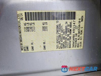 Zdjęcie 12 z 12 samochodu: 2014 NISSAN MAXIMA 3.5 SV VIN:1N4AA5AP8EC491147 - miniatura