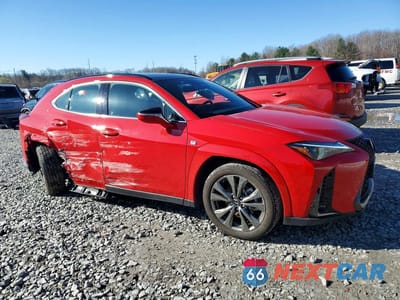 Czwarte zdjęcie samochodu z boku: 2025 LEXUS UX 300H F SPORT HANDLING VIN:JTHUCJDH5S2012164 - miniatura