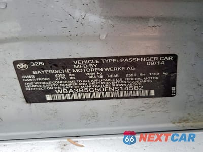 Zdjęcie 13 z 13 samochodu: 2015 BMW 328 XI SULEV VIN:WBA3B5G50FNS14582 - miniatura