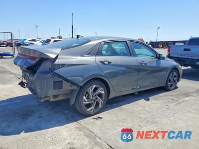 Trzecie zdjęcie samochodu z tyłu: 2024 HYUNDAI ELANTRA HYBRID BLUE VIN:KMHLP4DG6RU676221 - miniatura