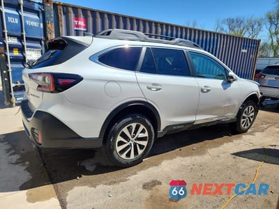Trzecie zdjęcie samochodu z tyłu: 2021 SUBARU OUTBACK PREMIUM VIN:4S4BTADC9M3163210 - miniatura