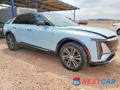 Czwarte zdjęcie samochodu z boku: 2024 CADILLAC LYRIQ LUXURY VIN:1GYKPPRK9RZ141203 - miniatura