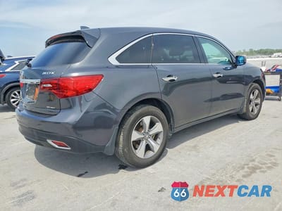 Trzecie zdjęcie samochodu z tyłu: 2016 ACURA MDX VIN:5FRYD4H29GB037238 - miniatura
