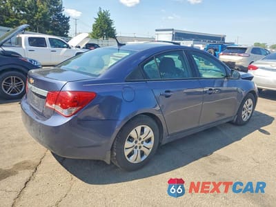 Trzecie zdjęcie samochodu z tyłu: 2014 CHEVROLET CRUZE LS VIN:1G1PA5SH7E7309371 - miniatura