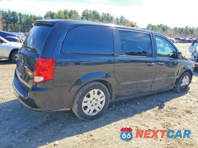 Trzecie zdjęcie samochodu z tyłu: 2014 DODGE GRAND CARAVAN SE VIN:2C4RDGBGXER376250 - miniatura