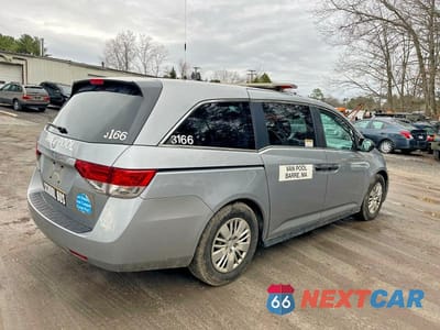 Czwarte zdjęcie samochodu z boku: 2016 HONDA ODYSSEY LX VIN:5FNRL5H29GB124412 - miniatura