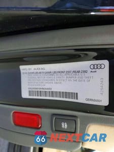 Zdjęcie 13 z 13 samochodu: 2017 AUDI A4 ULTRA PREMIUM VIN:WAUKMAF4XHN044659 - miniatura