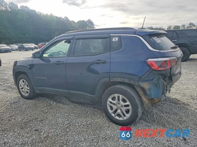 Drugie zdjęcie samochodu z przodu: 2019 JEEP COMPASS SPORT VIN:3C4NJCAB7KT614103 - miniatura