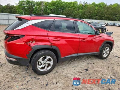 Trzecie zdjęcie samochodu z tyłu: 2022 HYUNDAI TUCSON SEL VIN:5NMJBCAE0NH083480 - miniatura