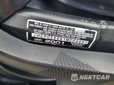 Zdjęcie 9 z 9 samochodu: 2001 HONDA CBR600 F4 VIN:JH2PC35091M204961 - miniatura