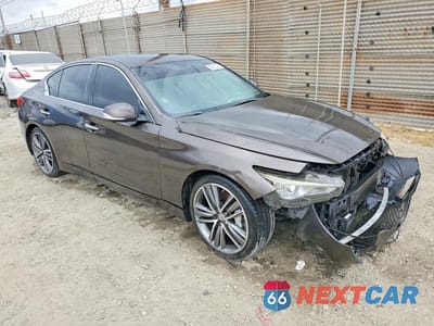 Czwarte zdjęcie samochodu z boku: 2014 INFINITI Q50 SPORT VIN:JN1BV7AP3EM683135 - miniatura