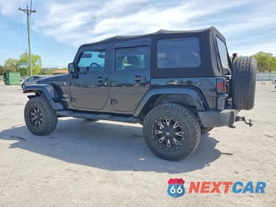 Drugie zdjęcie samochodu z przodu: 2014 JEEP WRANGLER UNLIMITED SAHARA VIN:1C4HJWEG0EL271977 - miniatura