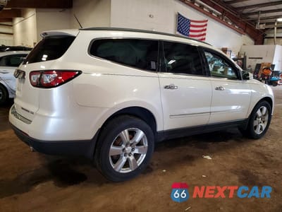 Trzecie zdjęcie samochodu z tyłu: 2014 CHEVROLET TRAVERSE LTZ VIN:1GNKRJKD0EJ316463 - miniatura