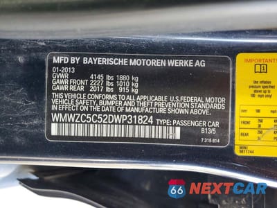 Zdjęcie 12 z 12 samochodu: 2013 MINI COOPER S COUNTRYMAN VIN:WMWZC5C52DWP31824 - miniatura