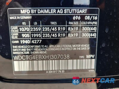 Zdjęcie 13 z 13 samochodu: 2017 MERCEDES-BENZ GLA 250 VIN:WDCTG4EBXHJ307038 - miniatura