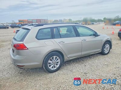 Trzecie zdjęcie samochodu z tyłu: 2017 VOLKSWAGEN GOLF SPORTWAGEN S VIN:3VWC17AU2HM523952 - miniatura