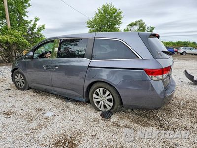 Drugie zdjęcie samochodu z przodu: 2014 HONDA ODYSSEY EX VIN:5FNRL5H44EB015595 - miniatura