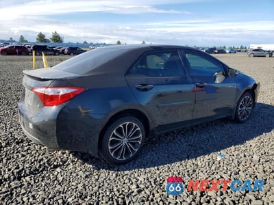 Trzecie zdjęcie samochodu z tyłu: 2016 TOYOTA COROLLA L VIN:5YFBURHE8GP490205 - miniatura