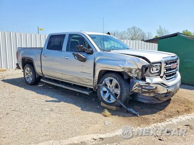 Czwarte zdjęcie samochodu z boku: 2017 GMC SIERRA K1500 SLT VIN:3GTU2NEC3HG224916 - miniatura