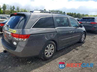 Trzecie zdjęcie samochodu z tyłu: 2015 HONDA ODYSSEY EXL VIN:5FNRL5H62FB030809 - miniatura