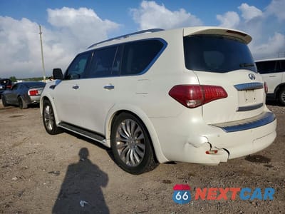 Drugie zdjęcie samochodu z przodu: 2015 INFINITI QX80 BASE VIN:JN8AZ2NE0F9085196 - miniatura