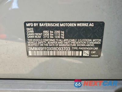 Zdjęcie 12 z 12 samochodu: 2024 BMW M340XI VIN:3MW49FF0XR8D93703 - miniatura