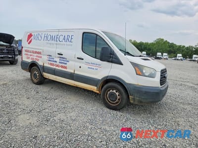 Czwarte zdjęcie samochodu z boku: 2015 FORD TRANSIT 150 DELIVERY VAN VIN:1FTYE1ZM9FKA32801 - miniatura