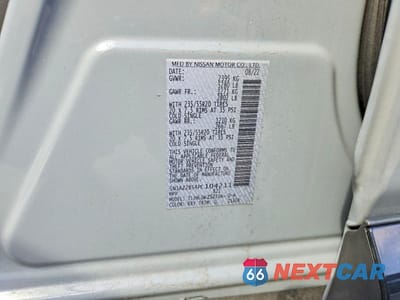 Zdjęcie 14 z 14 samochodu: 2023 NISSAN MURANO SV VIN:5N1AZ2BS4PC104211 - miniatura