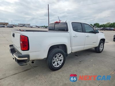 Trzecie zdjęcie samochodu z tyłu: 2021 CHEVROLET COLORADO LT VIN:1GCGSCENXM1208644 - miniatura