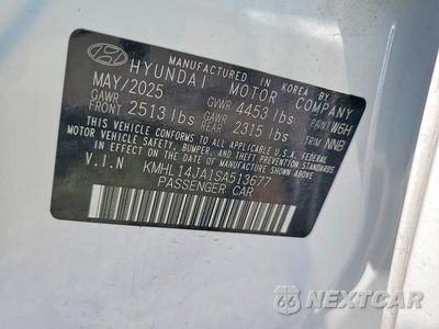 Zdjęcie 12 z 12 samochodu: 2025 HYUNDAI SONATA SEL VIN:KMHL14JA1SA513677 - miniatura