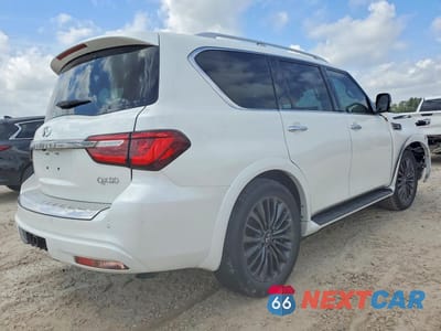 Trzecie zdjęcie samochodu z tyłu: 2023 INFINITI QX80 PREMIUM SELECT VIN:JN8AZ2AD7P9875206 - miniatura