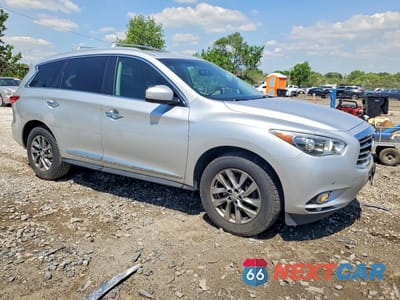 Czwarte zdjęcie samochodu z boku: 2013 INFINITI JX35 BASE VIN:5N1AL0MM6DC315118 - miniatura