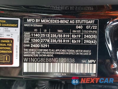 Zdjęcie 13 z 13 samochodu: 2022 MERCEDES-BENZ GLC 300 4MATIC VIN:W1N0G8EB8NG120138 - miniatura