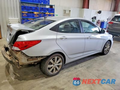 Trzecie zdjęcie samochodu z tyłu: 2012 HYUNDAI ACCENT GLS VIN:KMHCU4AE9CU235010 - miniatura