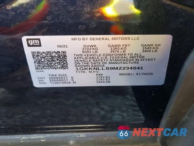 Zdjęcie 12 z 12 samochodu: 2021 GMC ACADIA AT4 VIN:1GKKNLLS9MZ234541 - miniatura