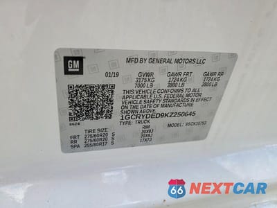 Zdjęcie 12 z 12 samochodu: 2019 CHEVROLET SILVERADO K1500 LT VIN:1GCRYDED9KZ250645 - miniatura