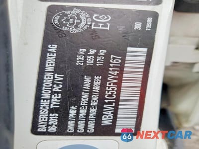 Zdjęcie 13 z 13 samochodu: 2015 BMW X1 XDRIVE28I VIN:WBAVL1C55FVY41167 - miniatura