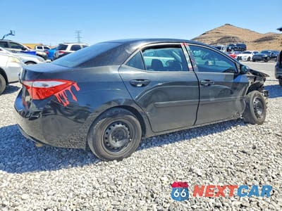 Trzecie zdjęcie samochodu z tyłu: 2014 TOYOTA COROLLA L VIN:5YFBURHEXEP086416 - miniatura