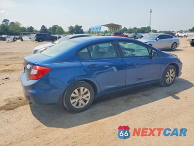 Trzecie zdjęcie samochodu z tyłu: 2012 HONDA CIVIC LX VIN:19XFB2E51CE053516 - miniatura