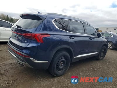 Trzecie zdjęcie samochodu z tyłu: 2022 HYUNDAI SANTA FE SEL VIN:5NMS3DAJXNH454827 - miniatura