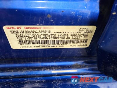 Zdjęcie 12 z 12 samochodu: 2012 MITSUBISHI LANCER SE VIN:JA32V2FW5CU014232 - miniatura