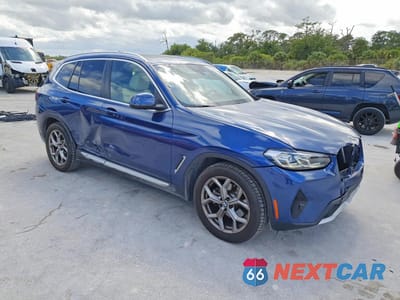 Czwarte zdjęcie samochodu z boku: 2024 BMW X3 SDRIVE30I VIN:5UX43DP09R9U28811 - miniatura