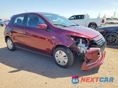 Czwarte zdjęcie samochodu z boku: 2024 MITSUBISHI MIRAGE ES VIN:ML32AUHJ3RH031190 - miniatura