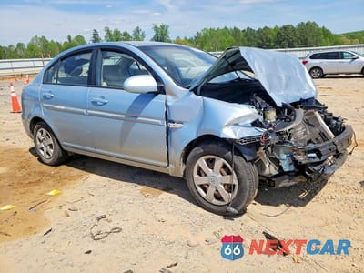 Czwarte zdjęcie samochodu z boku: 2007 HYUNDAI ACCENT GLS VIN:KMHCN46C77U164724 - miniatura